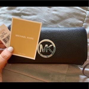 Michael Kors Black Leather Wallet